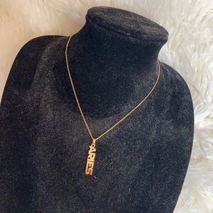Gold Zodiac Sign Necklace